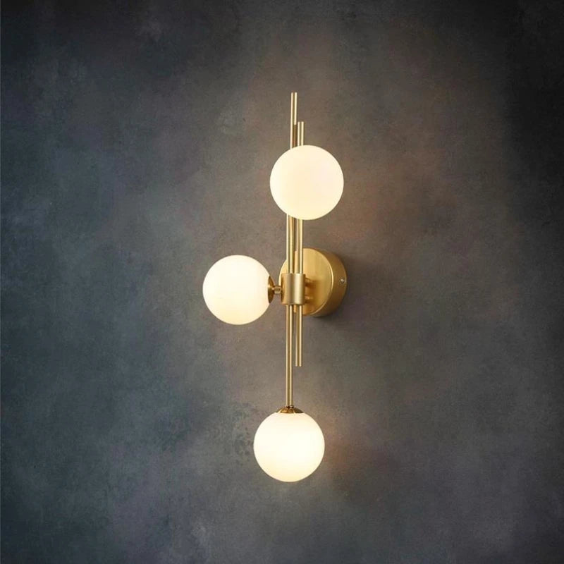 Fiore Contour Glass Wall Sconce – product view 2