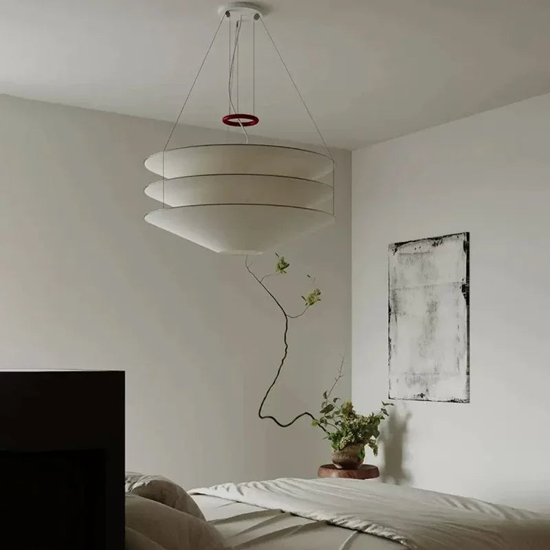 Wabi-Sabi Japanese Chandelier – Paper for Bedroom, Hotel Lobby | Maris Petal by Evenlyr