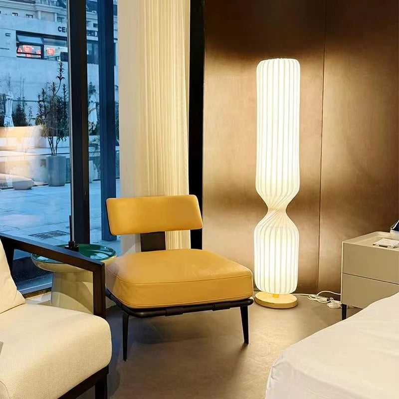Luma Beam Fabric Floor Lamp – Minimalist – product detail 4