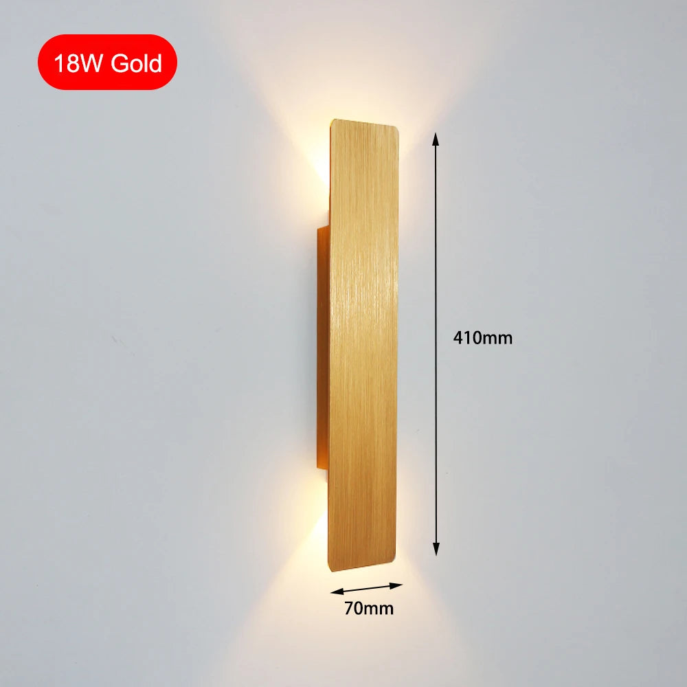 Tivoli 6W Aluminum LED Wall Sconce for Bedroom and Living Room