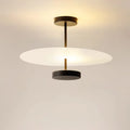Acrylic Flush Mount Ceiling Light – Nordic Modern Low-Profile for Bedroom, Living Room, Dining Room | Isolde Halo by Evenlyr