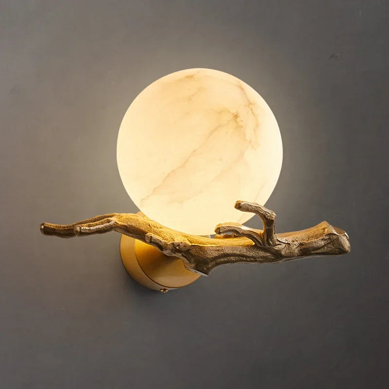 Aveline Veil Marble Wall Sconce – product view 4