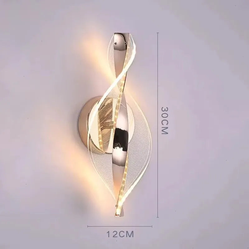 Soren Loop Acrylic Wall Sconce – Nordic – product detail 8