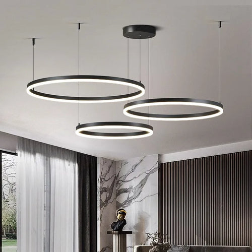 Cora Sculpt Aluminum Chandelier – Dimmable – product detail 2