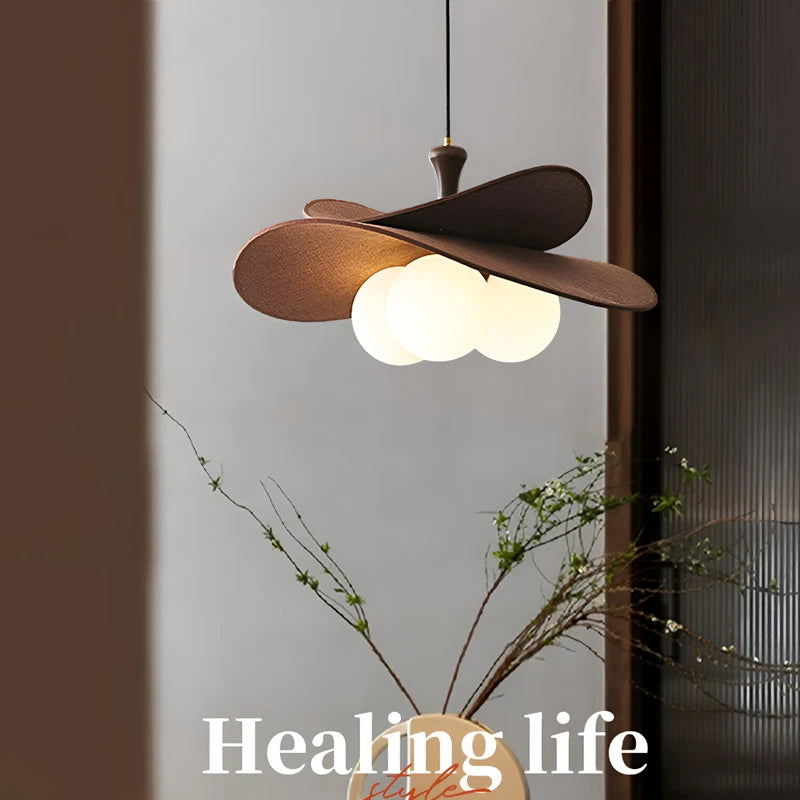 Liora Nordic Rattan Chandelier for Hotel Interior