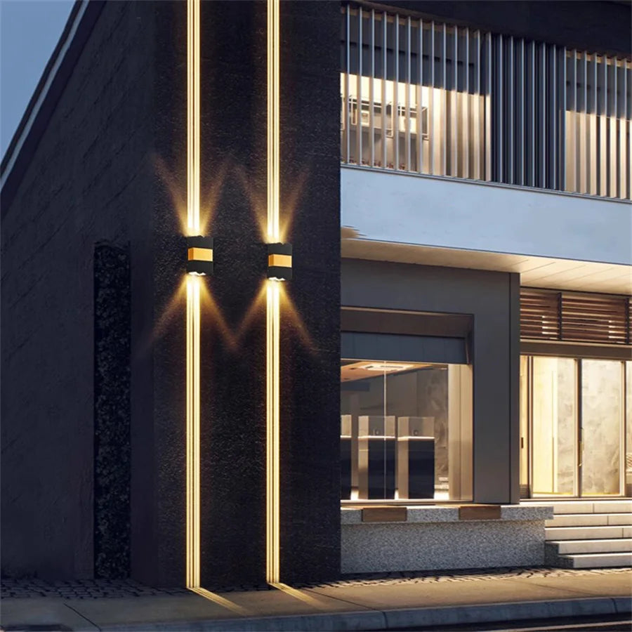 Aurelia 40W Outdoor LED Wall Washer for Porch – Up & Down Beam