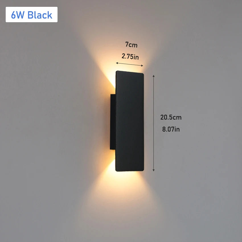 Juniper 18W Up & Down Outdoor Wall Light for Porch – IP65 – detail view 11
