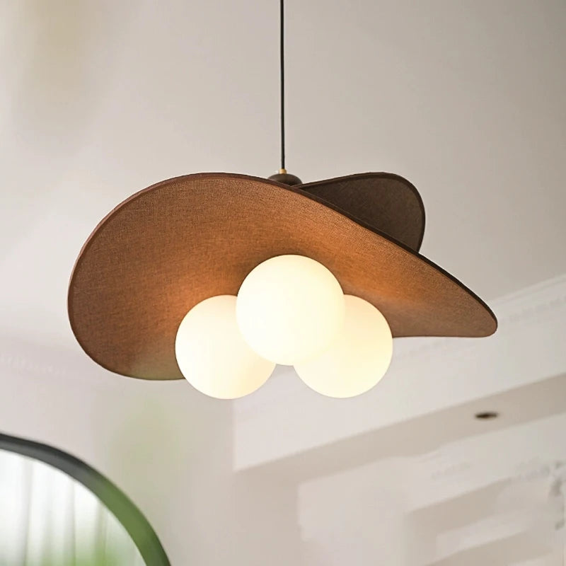 Liora Nordic Rattan Chandelier for Hotel Interior