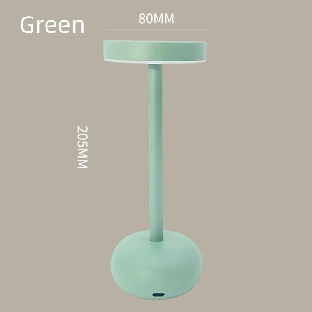 Metal Table Lamp – Modern Minimalist Dimmable LED for Bedside, Restaurant Table, Hotel Room | Giselle Grove by Evenlyr