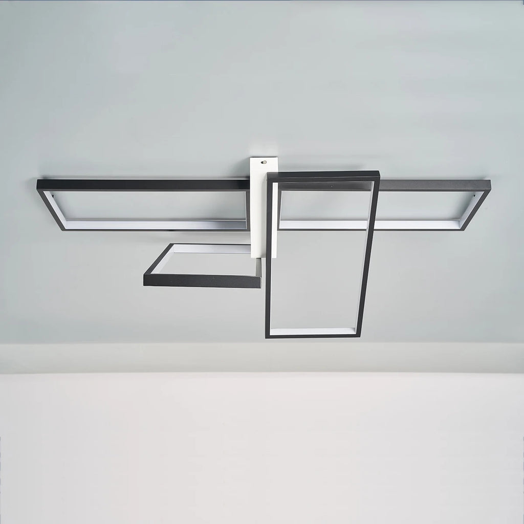 Metal Chandelier – Modern LED for Bedroom & Bedside, Living Room, Dining Room & Kitchen | Alora Contour by Evenlyr