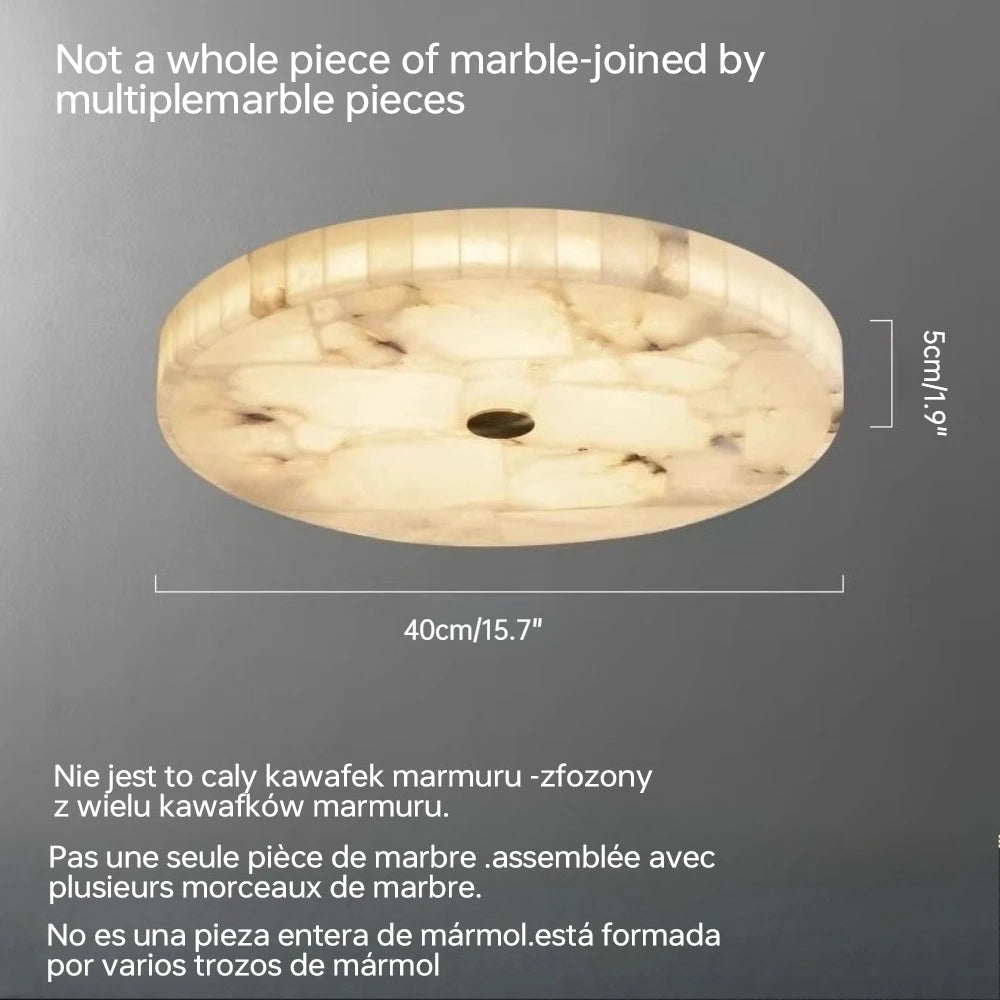 Aveline Contour Sculptural Alabaster Wall Sconce – product view 10