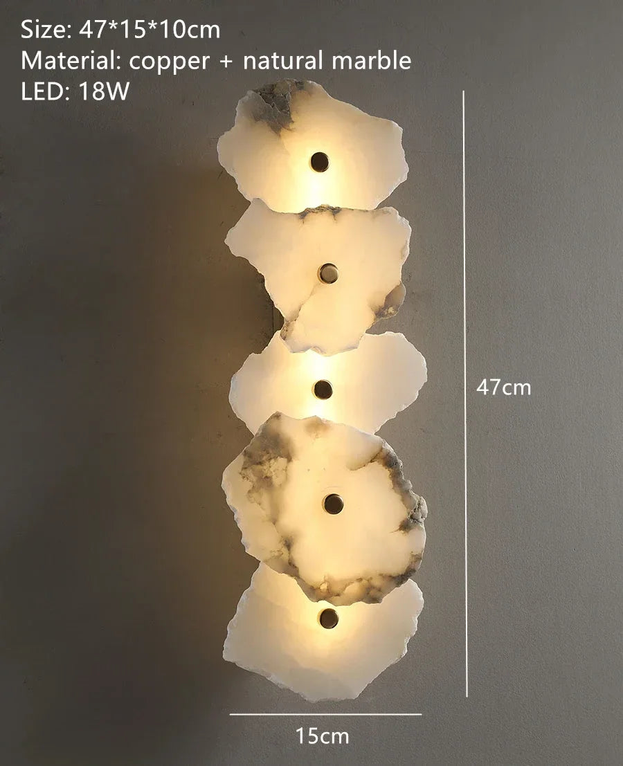 Zorin Contour Marble Wall Sconce – product view 12