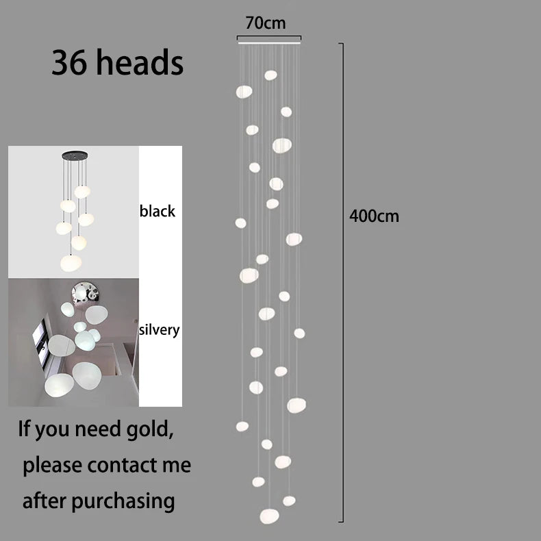 Linea Column Acrylic Chandelier – Remote Control – product detail 11