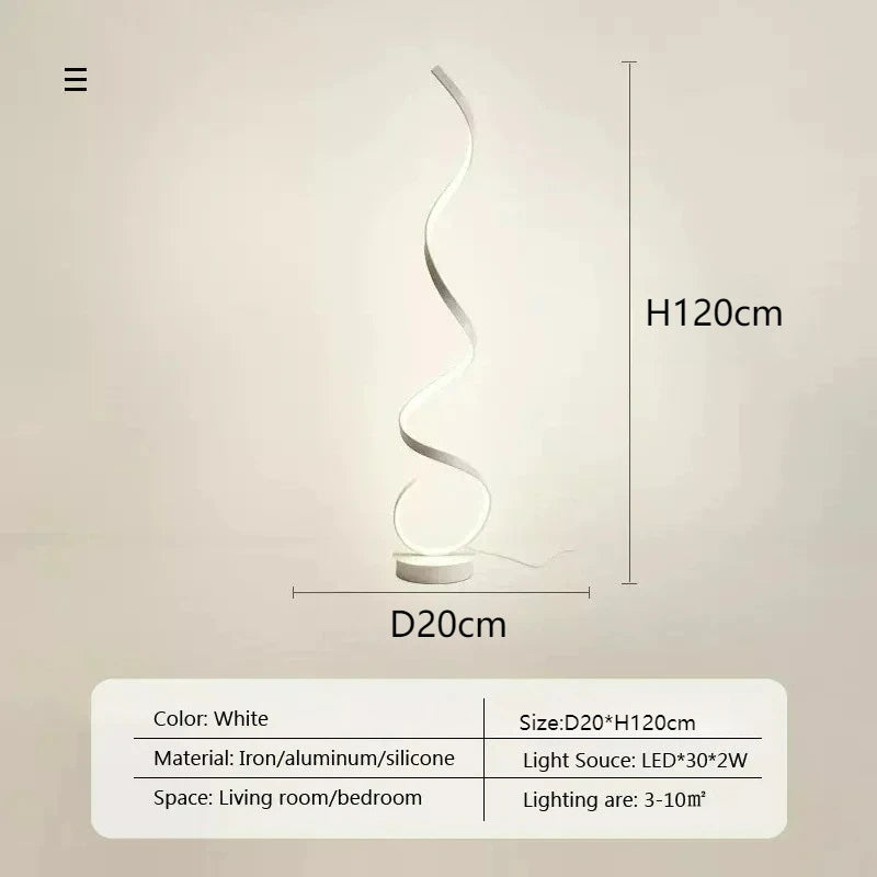 Mira Contour Aluminum Floor Lamp – Remote Control – product detail 7