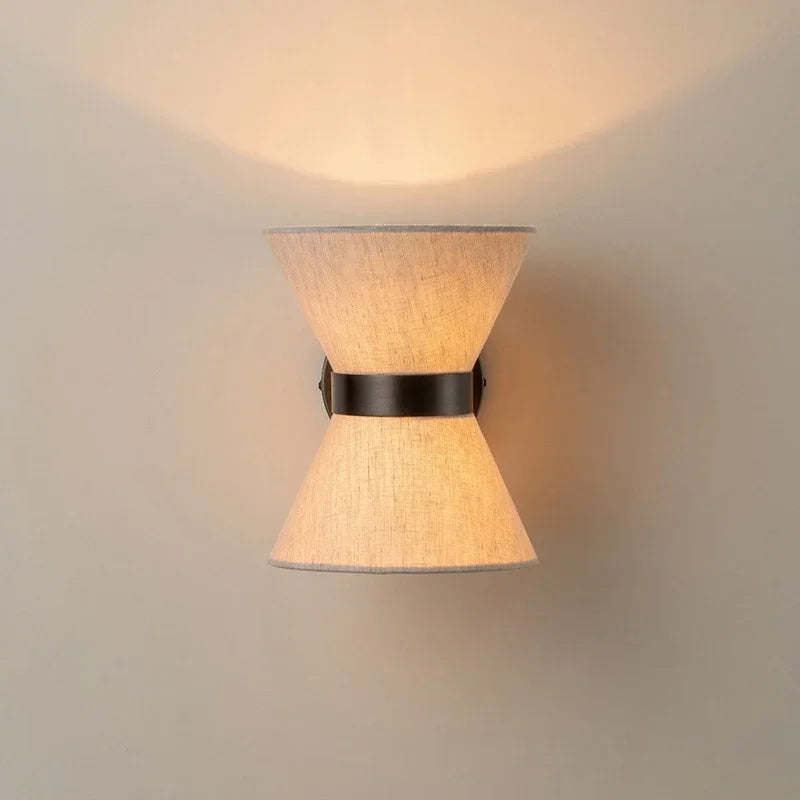 Ivara Halo Fabric Wall Sconce – product view 3
