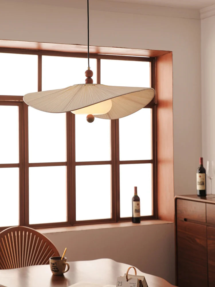 Fabric & Glass Chandelier – Wabi-Sabi Vintage for Hotel & Hospitality, Restaurant & Café | Elowen Veil by Evenlyr