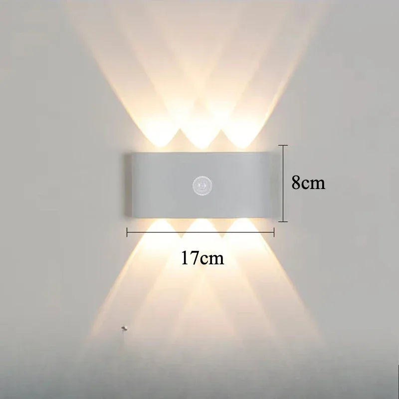 Orlena Up & Down Beam Motion Sensor Outdoor Wall Light for Exterior Wall – detail view 10