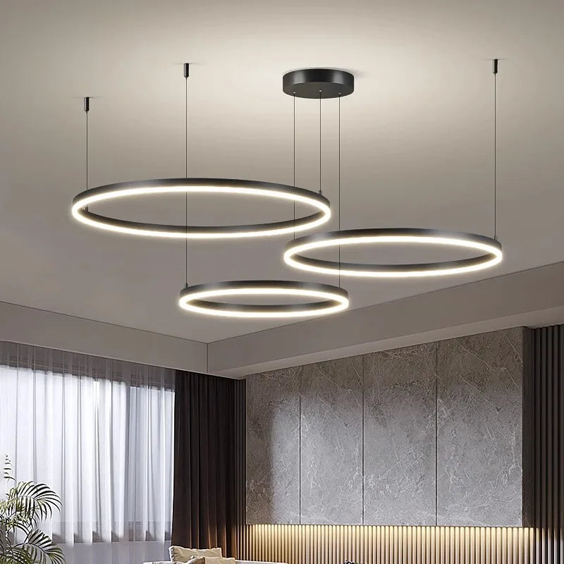 Cora Sculpt Aluminum Chandelier – Dimmable – product detail 5