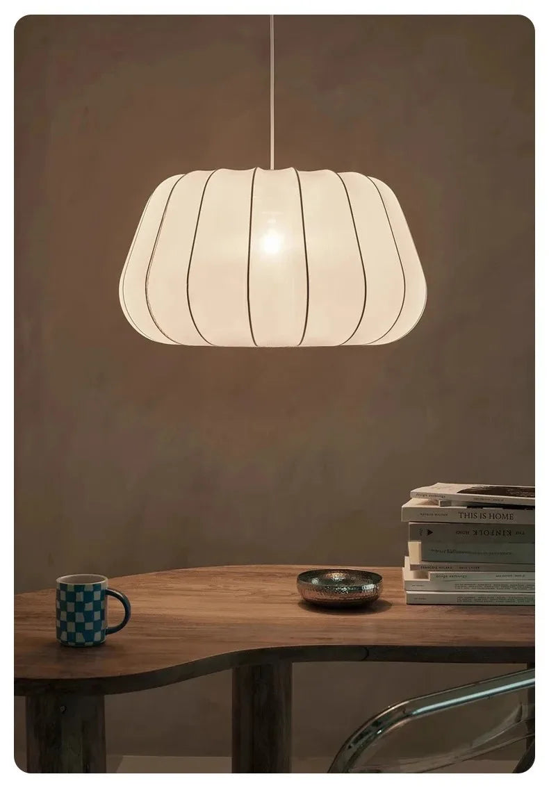 Fabric Chandelier – Wabi-Sabi Vintage for Bedroom & Bedside, Living Room, Dining Room & Kitchen | Elowen Halo by Evenlyr