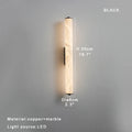 Alabaster & Marble Linear Wall Sconce – Modern Linear for Bathroom | Lunara Crest by Evenlyr