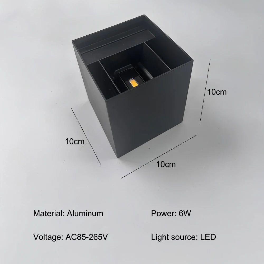 Ravena Up & Down Beam Outdoor Wall Light for Exterior Wall