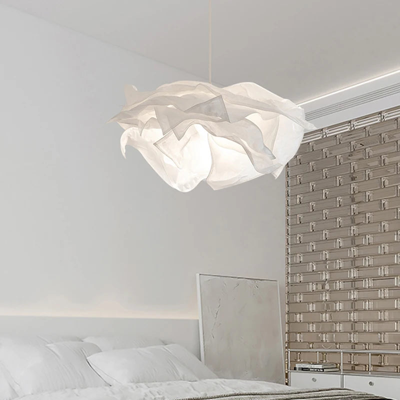 Paper Chandelier – Modern Minimalist Dimmable LED for Living Room, Bedroom, Dining Room | Thalia Petal by Evenlyr