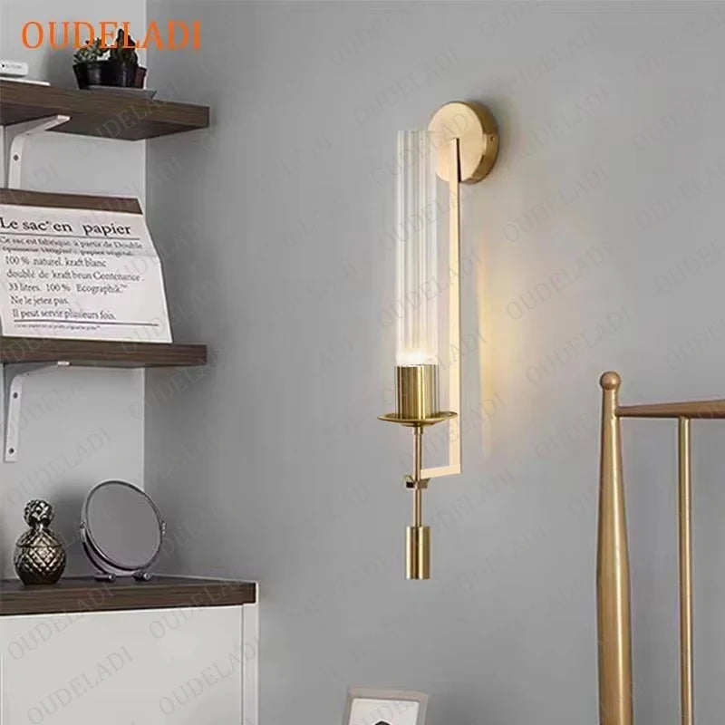 Nordic Brass Outdoor Wall Light – product view