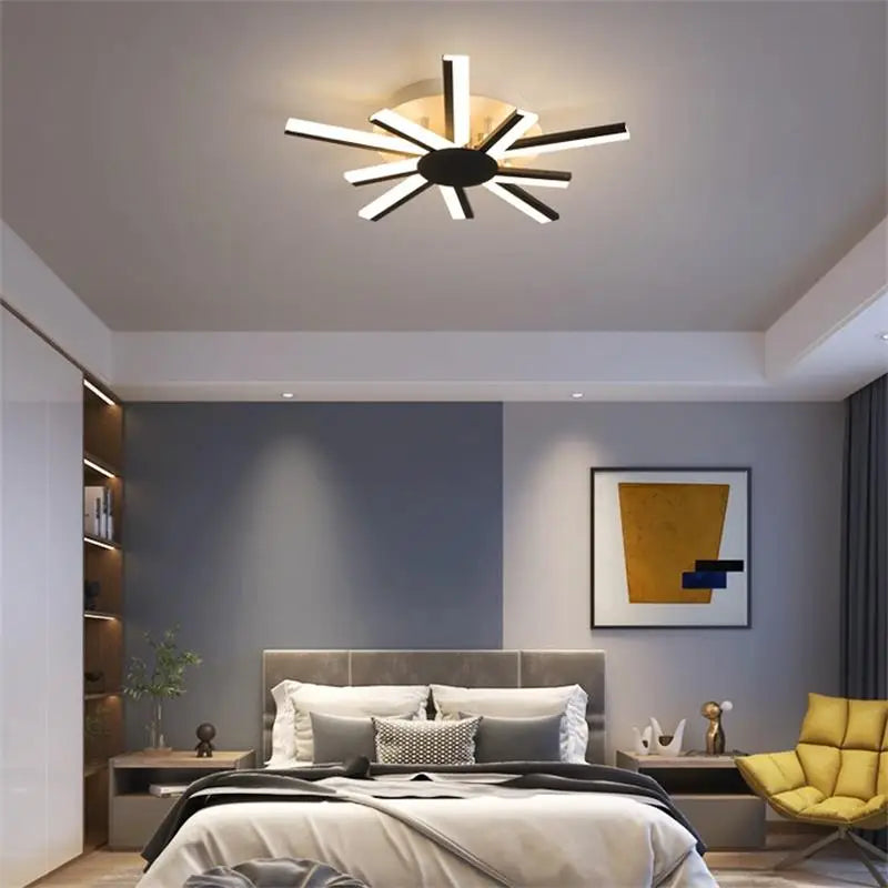 Acrylic Chandelier – Modern for Bedroom & Bedside, Living Room | Alora Halo by Evenlyr