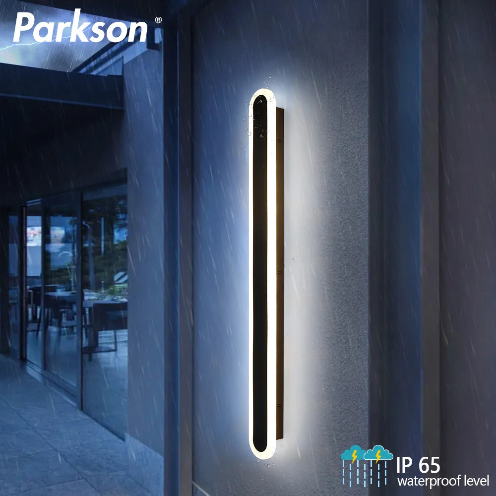 Quintara Long Aluminum Outdoor Wall Light for Porch – IP65 – detail view 2