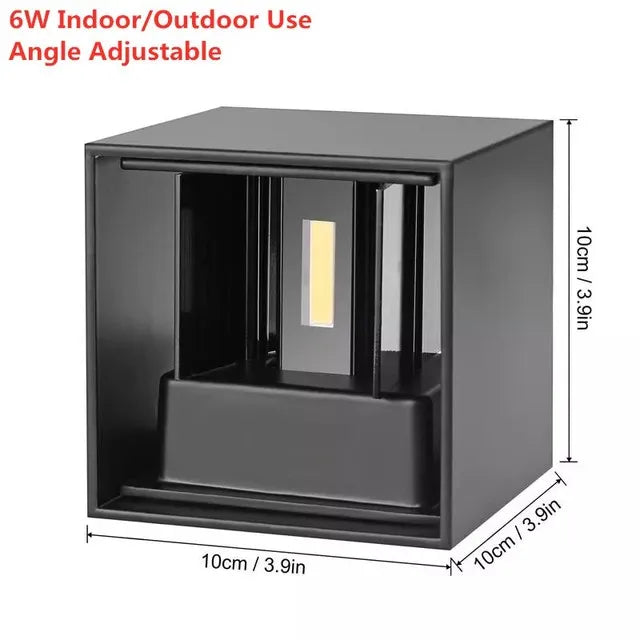 Merano 12W Adjustable-Beam Outdoor Wall Light – IP65 – detail view 7