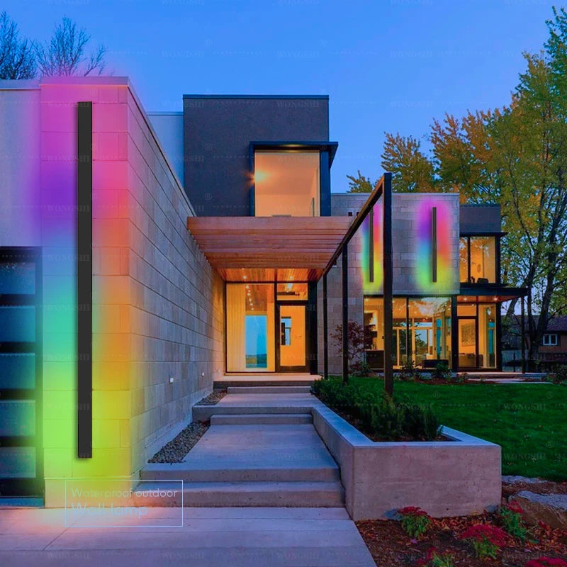 Ilaria RGB Outdoor Wall Light for Garden Wall – IP65 – detail view 3