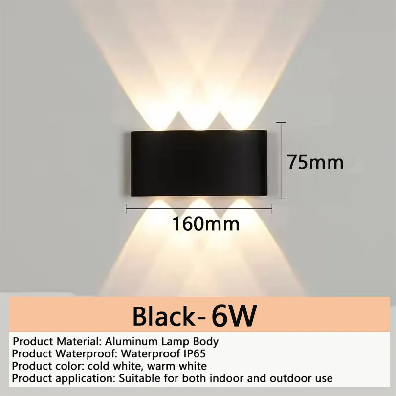 Neroli Aluminum LED Outdoor Wall Light for Garden – IP65 – detail view 7