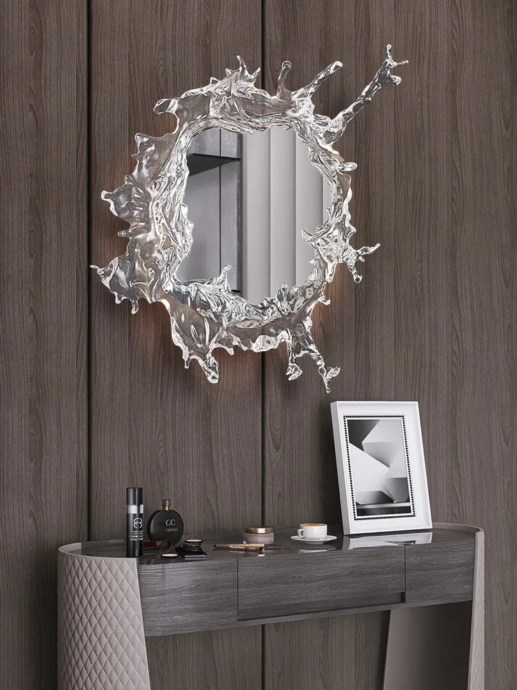 Virelle Halo Floral Glass Wall Sconce – product view 4