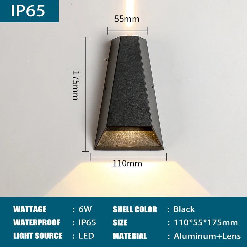 Ravena Aluminum Outdoor Wall Light for Porch – detail view 8