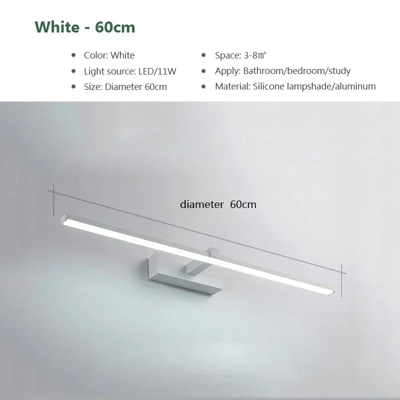 Metal Wall Sconce – Modern LED for Bathroom, Bedroom & Bedside, Hallway & Entryway | Aurelle Crest by Evenlyr