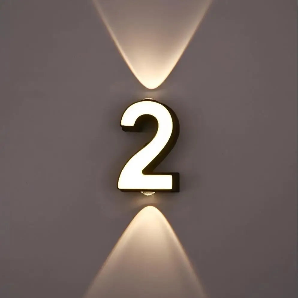 Liora 7W Illuminated House Number Light – IP65