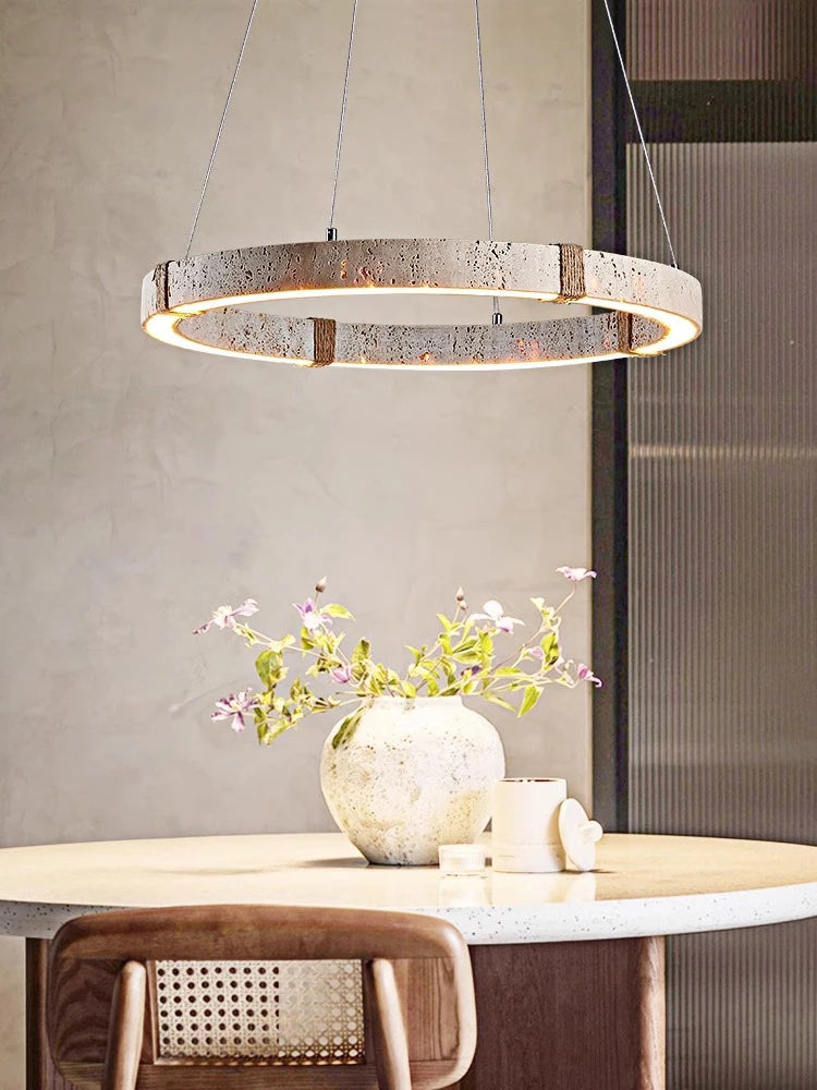 Arden Arc Wood Chandelier – Dimmable – product detail 2
