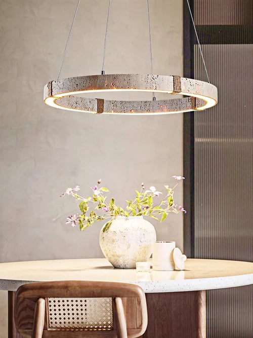 Arden Arc Wood Chandelier – Dimmable – product detail 2
