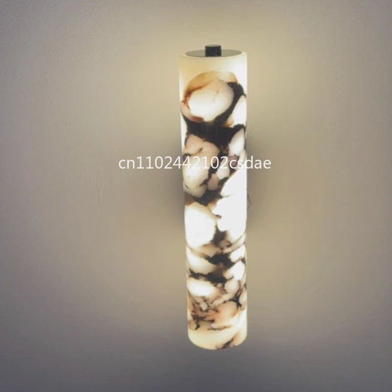 Oria Reed Natural Marble Wall Sconce – Architectural – product detail 2
