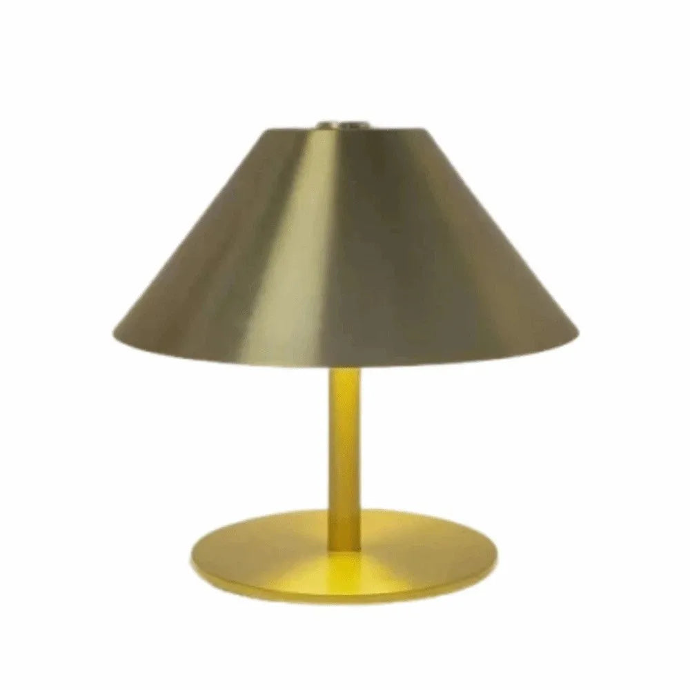 Designer Table Lamp – Modern Minimalist Cordless Rechargeable for Bedside, Desk & Office, Restaurant Table | Halcyon Petal by Evenlyr