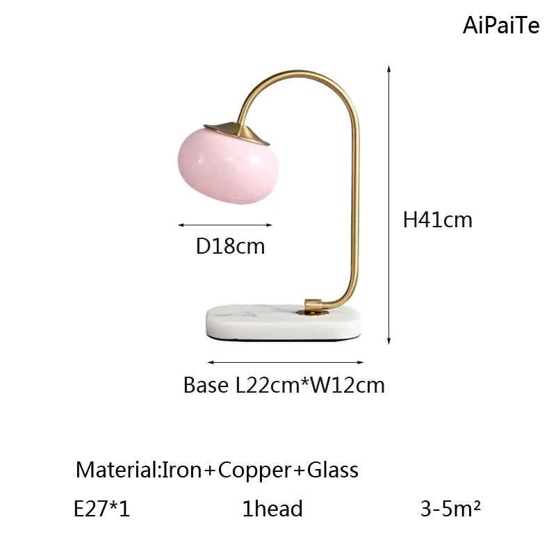 Liora Pink Bauhaus Glass Chandelier for Bedroom – Mid-Century