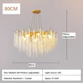 Crystal Chandelier – Nordic Modern LED for Bedroom & Bedside, Living Room | Maris Orbit by Evenlyr