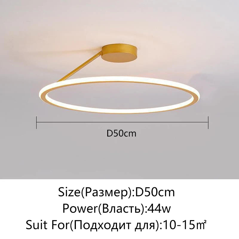 Caspian Round Modern Chandelier for Bedroom – Dimmable – detail view 12