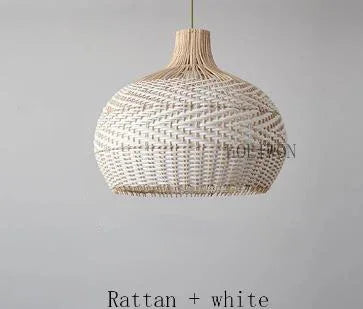 Ginevra Wabi-Sabi Rattan Chandelier for Bedroom – Vintage