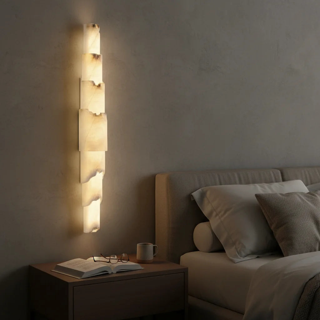 Virelle Arc Marble Wall Sconce – product view 3