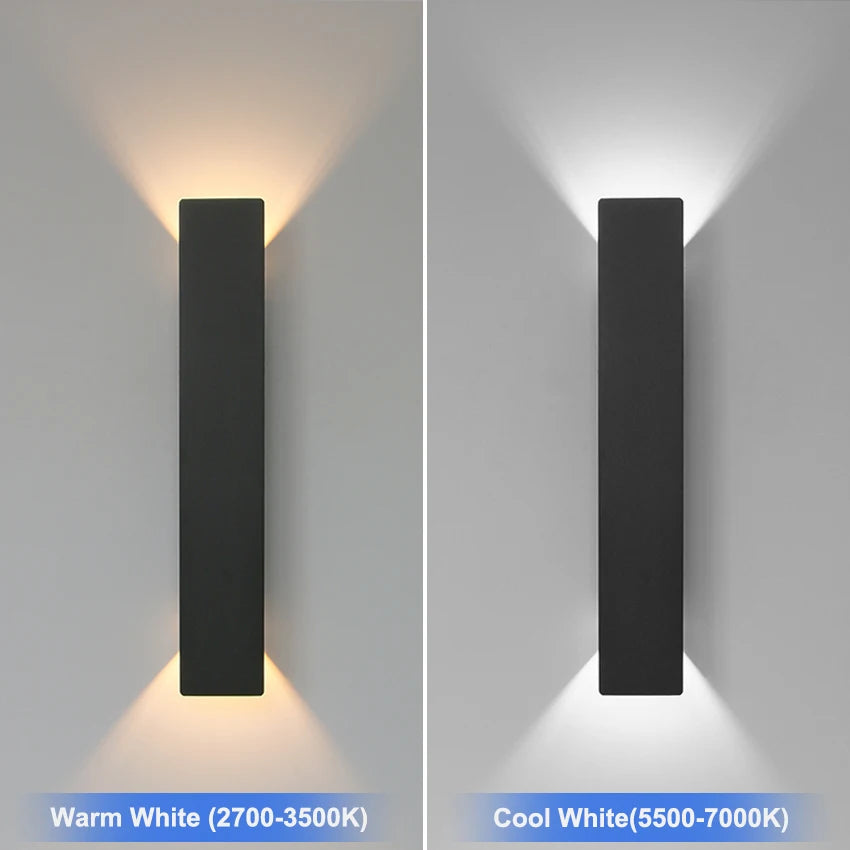 Juniper 18W Up & Down Outdoor Wall Light for Porch – IP65 – detail view 5