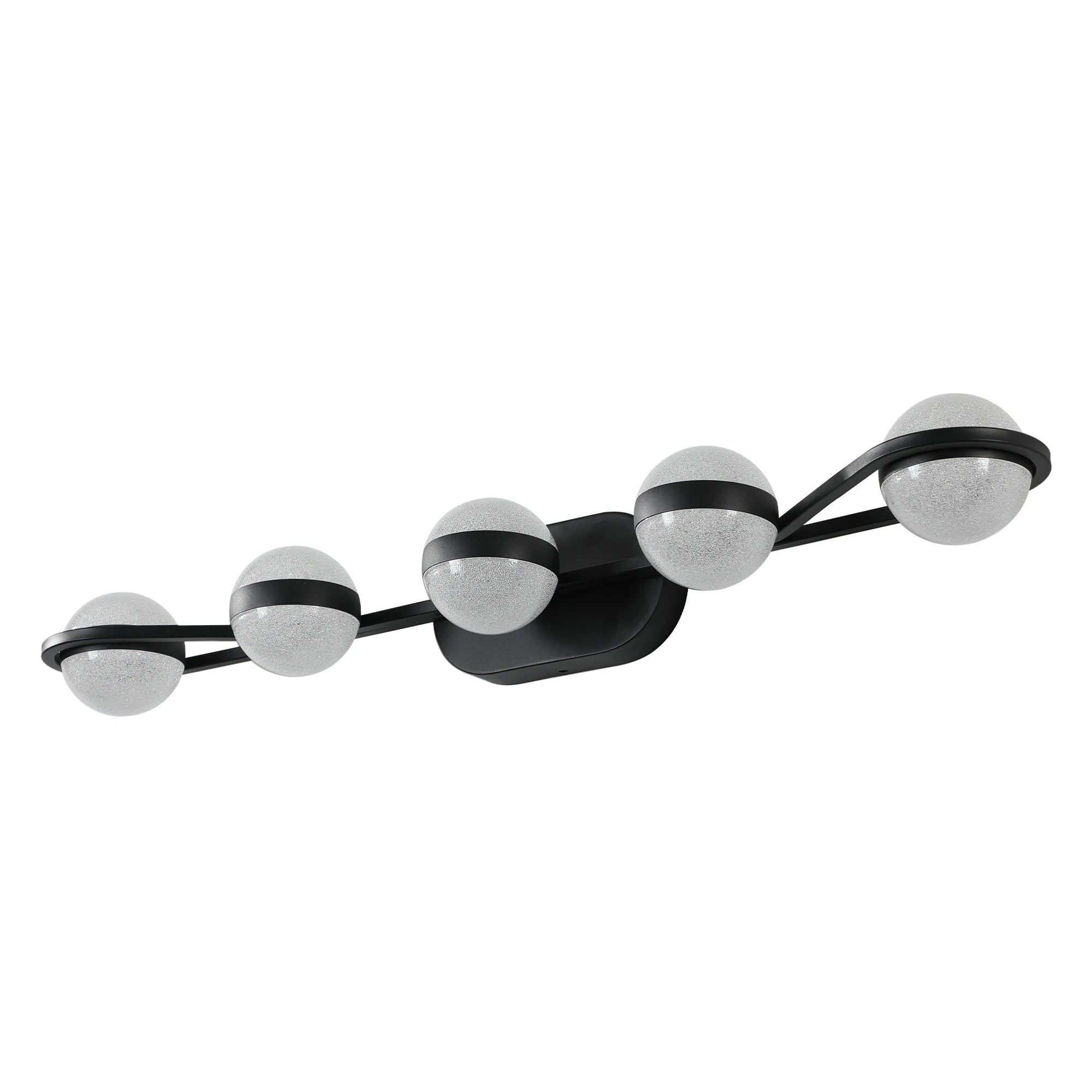 Metal LED Bathroom Vanity & Mirror Light – Minimalist LED for Bathroom | Calista Orbit by Evenlyr