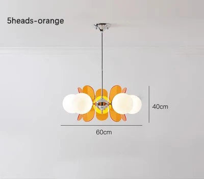 Merano Bauhaus Glass-Ball Chandelier for Dining Table – Mid-Century