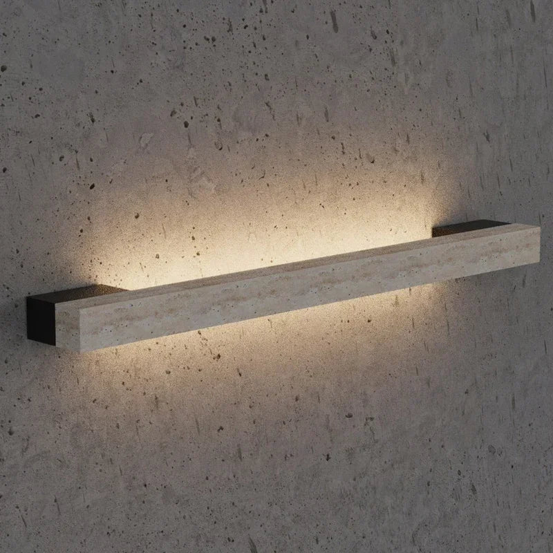 Firenze Wabi-Sabi Stone Outdoor Wall Sconce for Villa Exterior – Nordic