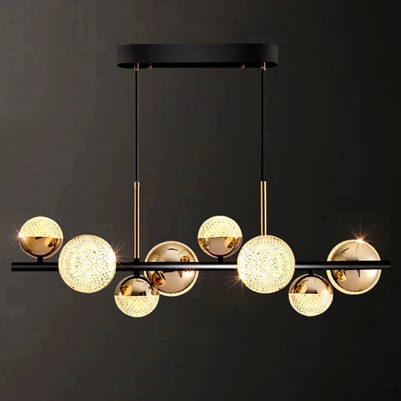 Lune Crown Iron Chandelier – Remote Control – product detail 5